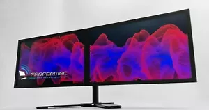Pacchetto configurazione monitor PC 22" DOPPIO 2x22" FULL HD VGA HDMI + nuovo doppio supporto - Foto 1 di 11