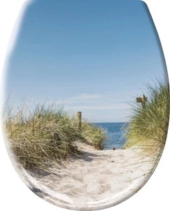 WC-Sitz "Borkum" 37x45 cm cm. Absenkautomarik Kleine Wolke - Picture 1 of 7