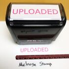 Uploaded Rubber Stamp Pink Ink self inking Ideal 4913