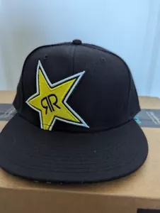 Rockstar Energy Drink Mütze Herren 7 3/8 schwarz Skate 9Fifty New Era Fitted Cap - Bild 1 von 3