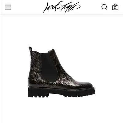 Botas Chelsea Andre Assous charol cuero arrugado Foto 1 de 4