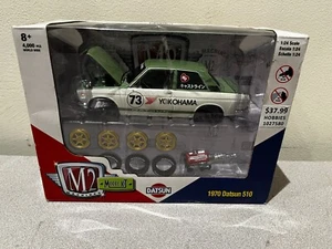 M2 Machines 1970 Datsun 510 Model Kit 1/24 Diecast Metal Car Yokohama NEW NIB - Picture 1 of 15