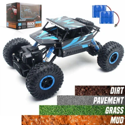 New 4WD RC Monster Truck Off-Road Vehicle 2.4Ghz Remote Control Car Toy Gift Kid - Image 1 of 4