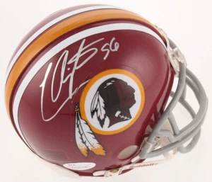 Lavar Arrington Signed Washington Redskins Mini Helmet JSA - Picture 1 of 2