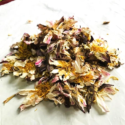 Flores de loto blanco lirio de agua 100 % natural orgánico 1 kg flores secas piel cabello Foto 1 de 4