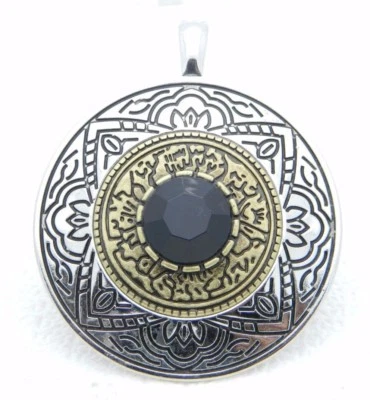 Colgante potenciador tono bronce plata en relieve estrás PREMIER DESIGNS  Foto 1 de 4