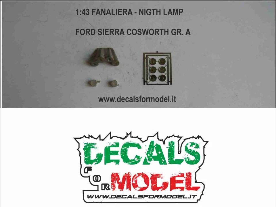 1:43 FANALIERA NIGHT LAMP FORD SIERRA COSWORTH - Immagine 1 di 1