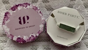 Bomb Party (BP) RBP4916 Dripping in Druzy Bracelet, Druzy in Luxe, Arctic Green - Picture 1 of 5