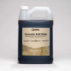 Concrete Acid Stain | 1 Gallon | Timberwolf (soft brown) - Picture 1 of 6