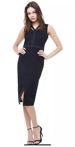 Juicy Couture schwarzes Etikettenkleid neu mit Etikett Größe: 12 schwarz - Bild 1 von 6