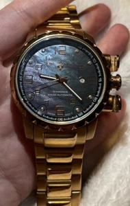 Swiss Legend Diamonds Men’s Watch Automatic WORKS GREAT CONDITION Mens - Picture 1 of 3