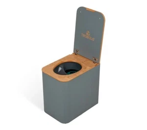 TROBOLO Trockenloilette SilvaBlœm Trenntoilette Campingtoilette Grau - Bild 1 von 8