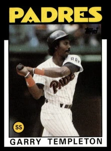1986 Topps #90 Garry Templeton San Diego Padres Baseballkarte - Bild 1 von 2