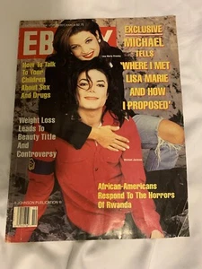 1994 EBONY Magazine ~ October 1994 ♫ Michael Jackson ~ Lisa Marie Presley ♫ - Picture 1 of 9