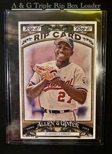 2024 Topps Allen & Ginter Box Topper Triple Rip Card Vladimir Guerrero ~ Sealed - Picture 1 of 2