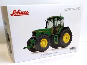 SCHUCO 1:32 DIE CAST TRATTORE JOHN DEERE 7700 ART 450788700 - Foto 1 di 4