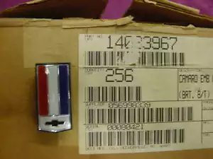 Camaro Standard / Berlinetta 1982 - 1987 NOS Nose Emblems - Picture 1 of 2