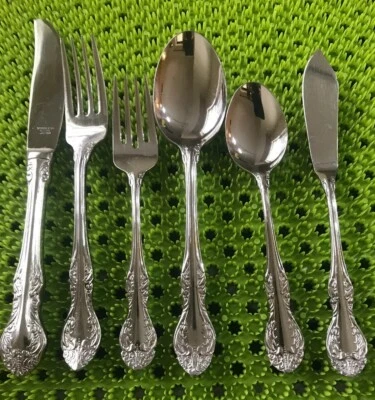 Juego de 30 piezas Winco WNE2 acero inoxidable pergaminos y puntos MCM Japón cubiertos B148G Foto 1 de 4