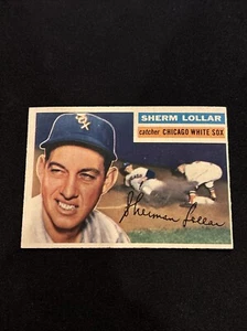 1956 Topps #243 Sherm Lollar Chicago White Sox VG-VGEX GRAY BACK NO CREASES! - Picture 1 of 2