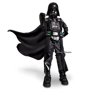Star Wars Darth Vader Niños Disfraz Disney Store Body Cinturón Capa 1/2 Máscara Nuevo con Etiquetas - Imagen 1 de 5