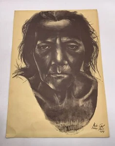 2 50er Jahre Vintage Moshe Gat Lithographien Oaxaca Mexiko - Bild 1 von 8