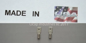 (100) 22-18 AWG QUICK DISCONNECT NON INSULATED MALE .187 CONNECTOR MADE IN USA - Picture 1 of 1