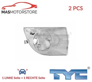 NEBELSCHEINWERFER PAAR SET TYC 19-0665-01-2 2PCS P FÜR SKODA FABIA II,ROOMSTER - Picture 1 of 5