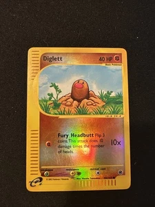 Reverse-Holographic Pokémon Expedition Set Diglett 106/165 (English) LP - Picture 1 of 2