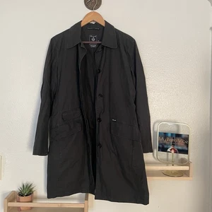 FACONNABLE Facorain wasserabweisende Regenjacke Trenchcoat mit Gürtel Größe S - Bild 1 von 8