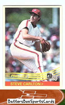 1984 Donruss #111 Steve Carlton - Image 1 of 2