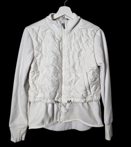 Athleta Size S Fjord Hybrid Primaloft White Jacket Puffer Zip-Up Coat - Picture 1 of 13