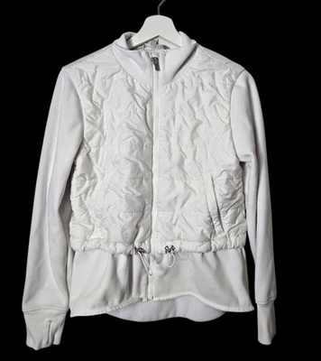 Athleta Size S Fjord Hybrid Primaloft White Jacket Puffer Zip-Up Coat - Image 1 of 4