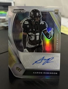 Selecciones del draft Panini Prizm 2021 - Autógrafos Aaron Robinson #DPA-AAR plata UCF - Imagen 1 de 2