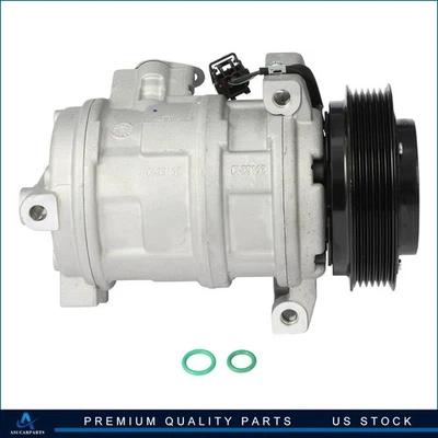 Compressor CA A/C e embreagem compatível com Cadillac CTS 3.2L 03-04 89023449 10368633 - Imagem 1 de 4