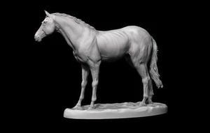 Statuina Cavalli 8 Pollici - Grigio - Foto 1 di 2