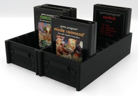 Atari 2600 Compatible Game Tray Holder - Holds 16 Cartridges