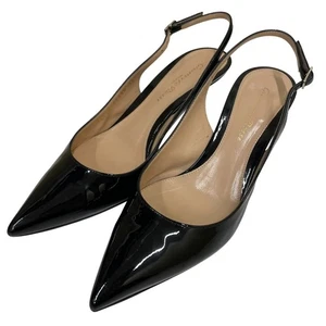 Gianvito Rossi Pumps Women's Size 36 Black Patent Leather - Picture 1 of 7