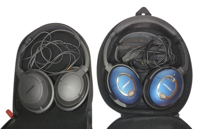 BOSE WIRED Headphone Lot of 2 -QuietComfort QC15 & AE2 Fresh Earpads VIDEO BELOW - Image 1 of 4