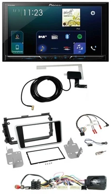 Pioneer 2DIN DAB USB Lenkrad Bluetooth Autoradio für Nissan Micra 2017-2019 - Bild 1 von 4