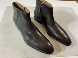 Paul Smith Hombre Botines Cuero Marrón Con Cremallera Talla 11  - Imagen 1 de 6