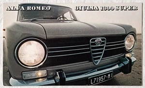 Alfa Romeo Giulia 1.300 Super, Depliant Originale in ITALIANO quasi NUOVO. - Foto 1 di 6