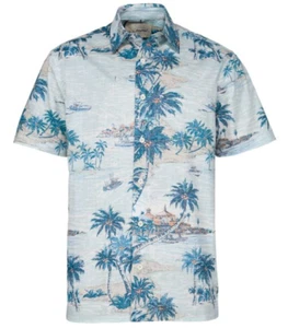 NEW RedHead Men's Short Sleeve Tropical Bay Print Shirt Size Medium - Picture 1 of 3