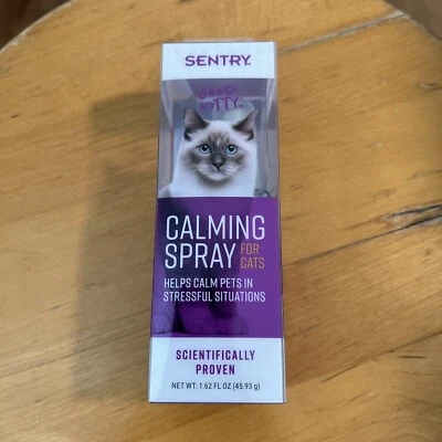 Spray calmante SENTRY para gatos 1,62 oz. NUEVO Foto 1 de 4