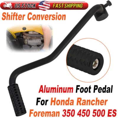 ES Shifter Conversion - Manual to Foot For Honda Foreman Rancher 350 450 500 ES Foto 1 de 4