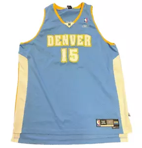 Denver Nuggets Carmelo Anthony Reebok Jersey Size 3XL +2 Length AUTH RARE NBA - Picture 1 of 6