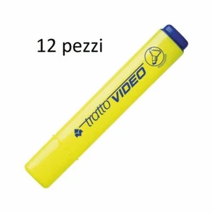 EVIDENZIATORI FILA TRATTO VIDEO GIALLO DA 12 PEZZI - Foto 1 di 1