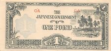 New ListingOceania 1 Pound Nd. 1942 R 5a Block Oa Ww Ii Issue Circulated Banknote Q3