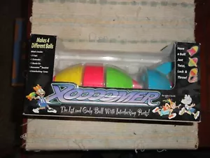 Xoooomer Football Play Toy NEW SEALED Neon Colors "Makes 4 Balls!" RARE TOY BIZR - Picture 1 of 4