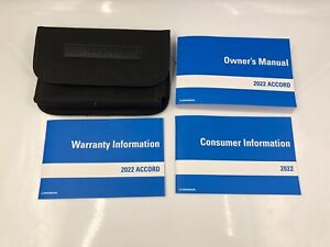 2022 Honda Accord Sedan Owners Manual With Case OEM J03B54007