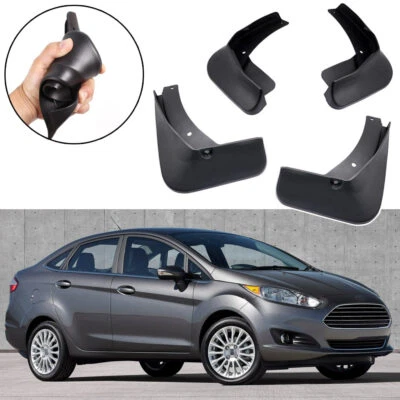 4x guardabarros guardabarros guardabarros guardabarros para Ford Fiesta sedán 2014-2017 Foto 1 de 4